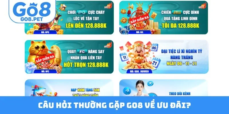 Giải mã các câu hỏi thường gặp Go8 về ưu đãi?
